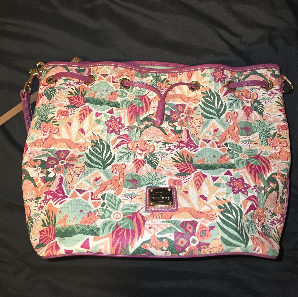 Dooney & Bourke Multicolor Lion King Disney Parks Bag.